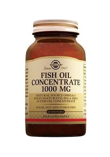 Solgar Fish Oil 1000 Mg 60 Kapsül