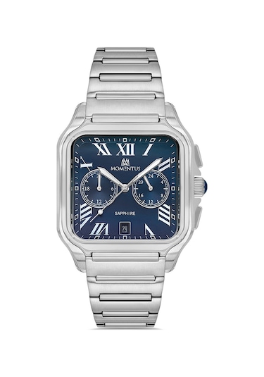 Momentus Men's Time Master Tm348s-11ss Gümüş