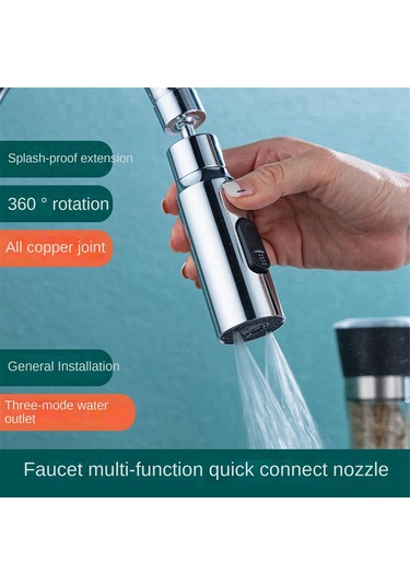 Xurunkeji Döndürülebilir Mutfak Musluğu Çok İşlevli Kazıyıcı Evrensel Sıçrama Geçirmez Kabarcık Üreticisi Güçlendirici Genişletici Su Nozulu GÜMÜŞ Xurunkeji Döndürülebilir Mutfak Musluğu Çok İşlevli Kazıyıcı Evrensel Sıçrama Geçirmez Kabarcık Üreticisi Güçlendirici Genişletici Su Nozulu GÜMÜŞ