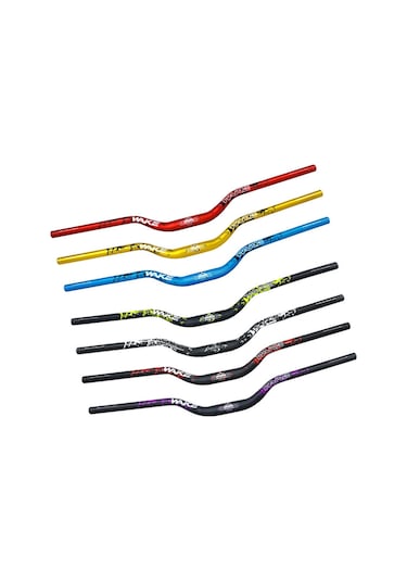 Samdoo Wake Dağ Bisikleti Alüminyum Sap 31.8mm 780mm 55mm Yüksek Konforlu U Şekilli Mavi Direk