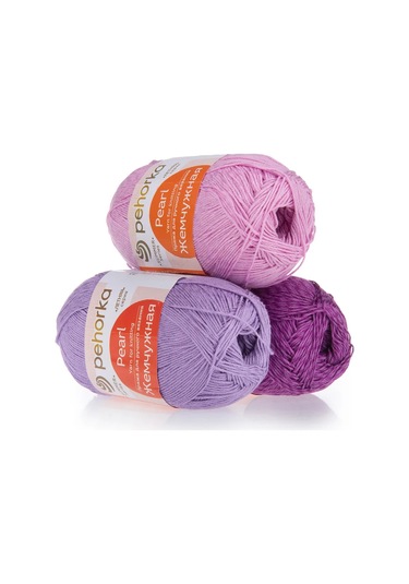 Pehorka Pekhorka "leylak" İnci İplik Seti 3 X 100 G 397040951