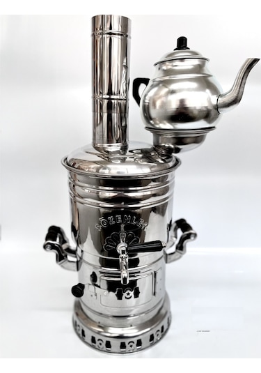 Sözenler 4.5 Lt Demlikli Krom Ayrılabilir Odunlu Semaver