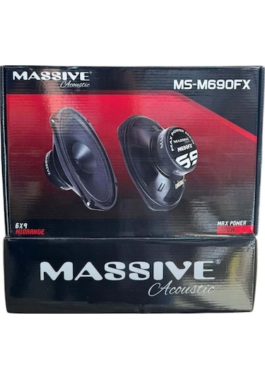 Massive Ms-m690fx Oval Midrange 300w Maksimum 120w Rms Kapaklı