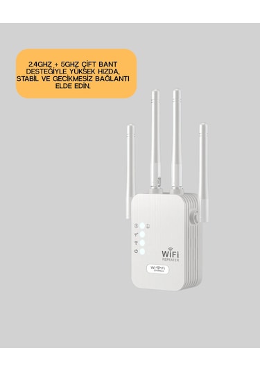 Flzdgnkr Yüksek Hızlı Parazit Önleyici Wifi Repeater Router