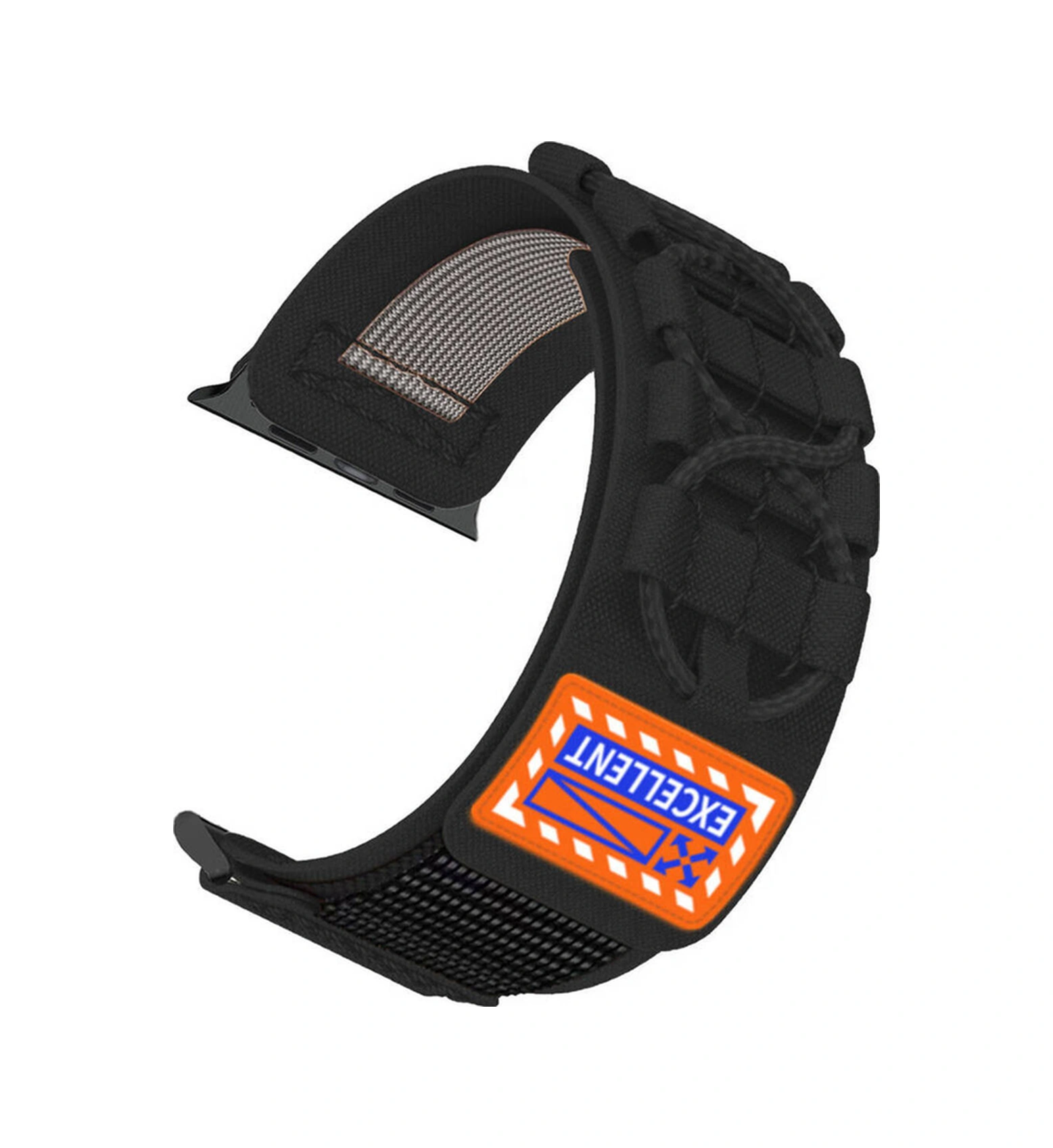 Adige Apple Watch 11 46mm Kordon Kayış Orbital Kumaş Nylon