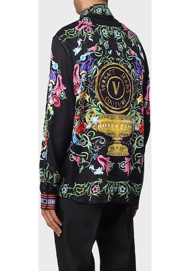 Versace Jeans Couture Erkek Gömlek 74gal2rg Ns213 G89 Siyah Versace Jeans Couture Erkek Gömlek 74gal2rg Ns213 G89 Siyah