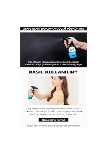 Dashu Solution Perfume Deo Body Spray Fresh Blue