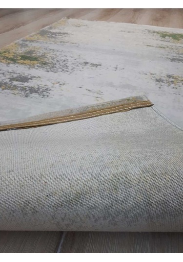 Armis Halı Kolaj A314A Gri Sarı Halı Yolluk 80X150 Cm
