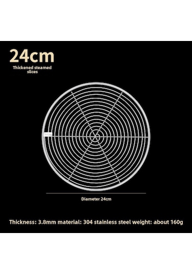 Kosona 24cm Mutfak Kullanıma Uygun 304 Paslanmaz Çelik Kalın Kapatıcı, Ev Ve Ticari Kullanım, Kolay Temizlenir, Çok Amaçlı Pişirme Aleti