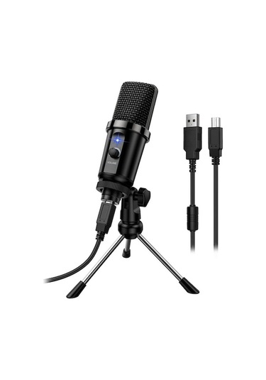 Ankatek Usb Tripod Standı Oyun Mikrofon, Mikrofon Kondenser Kaydı Kardioid İle İçin Dm19 Canlı Bilgisayar Akış 681400243a Kz - 1
