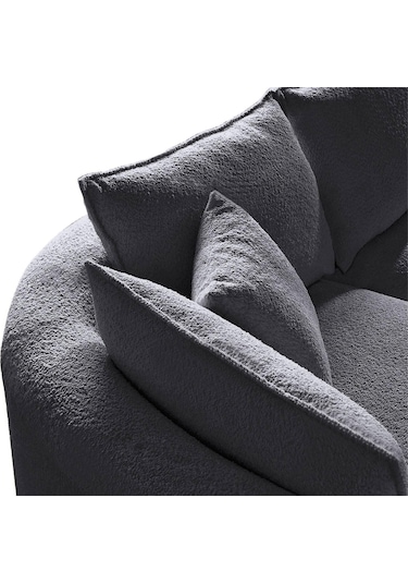 Eymense Venedik Köşe Koltuk Takımı Antrasit Sağ Köşe