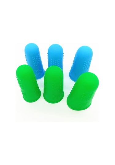 6x 3pcs Parmak Koruyucusu Manşon Silikon Başparmak Koruyucusu Mutfak İçin Yemek Pişirme Koruması İçin Anti -kesme İşçi Yalıtım Parmak Kapağı