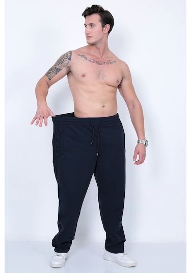 Lukitus Erkek Büyük Beden Eşofman Altı Lacivert