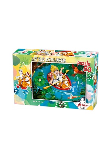 Star Puzzle 50 Parça Küçük Kaşif Çocuk Puzzle 1 Adet