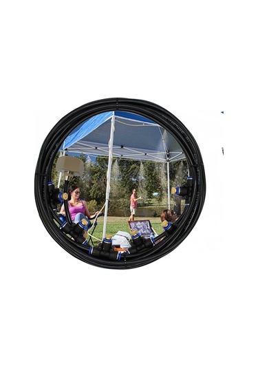 Besthome1 15 Metre 21 Başlıklı Avrupa Standart Bahçe Sisleme Sulama Sistemi Seti - Hgdy57 Siyah Teflon Bant Kullanışlı Hediye