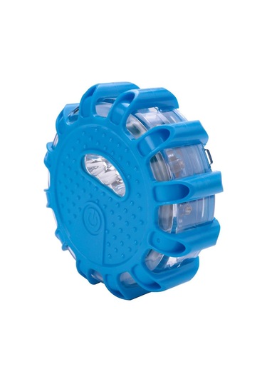 Süper Parlak 15 Led Yuvarlak Uyarı Işığı Acil Durum Yanıp Sönen Uyarı Işığı Yuvarlak Araba Tavan Polis Lambası