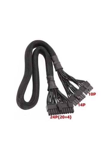 60 cm 14+10 pin 24 pin güç kaynağı kablosu 20+4 pin psu güç kaynağı kablosu 24 pin 10 pin 14 pin çevirici