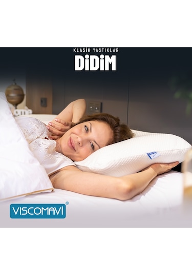 Viscomavi Didim Tombul Klasik Visco Yastık