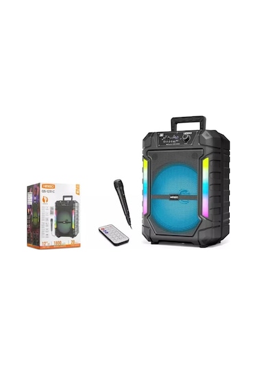 Kimiso Qs1231c 12 Bluetooth Hoparlör 10w Rms Taşınabilir Party Speaker