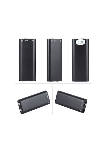 Singree 8gb Mini Ses Kaydedici Ve Mp3 Çalar - 96 Saat Kayıt Süresi, 10 Saat Pil Ömrü, 192kbps Kaliteli Kayıt, Taşınabilir Usb Bellek