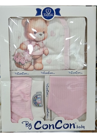 By Concon Conconi Pembe1 5 Li Zibin Seti Hastane Çikiş Seti Pembe