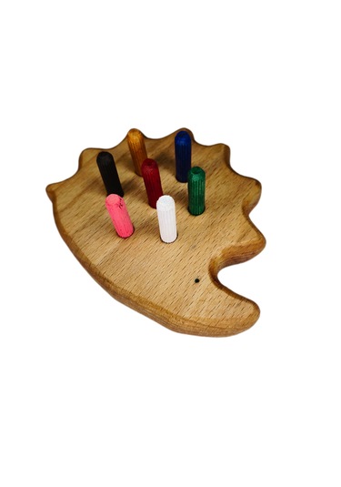 Çubuk Dizme Oyunu Ahşap Kirpi