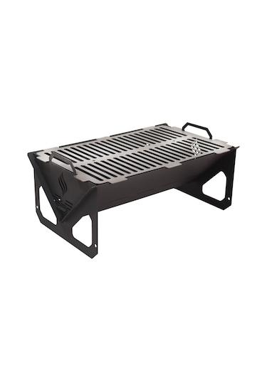 Baygato Smoke Master Grill Mangal (Üçgen Taban) Katlanabilir Ve Taşınabilir 6 Kişilik