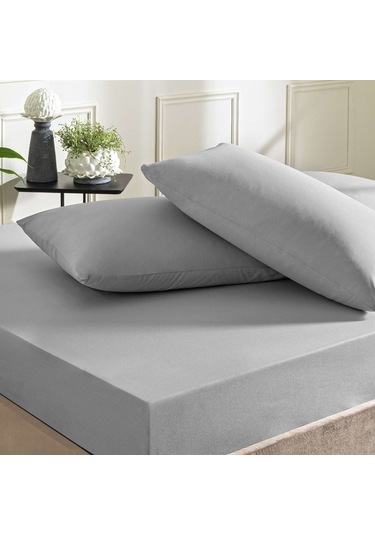 Taç Color Dreams Ranforce Tek Kişilik Çarşaf Seti Antrasit 000000001000047328