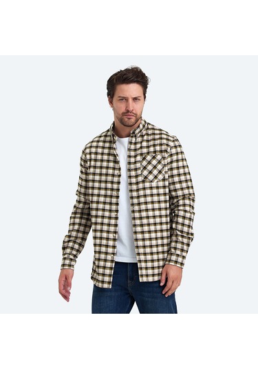 The Crow MANCHESTER Erkek  Haki Gömlek