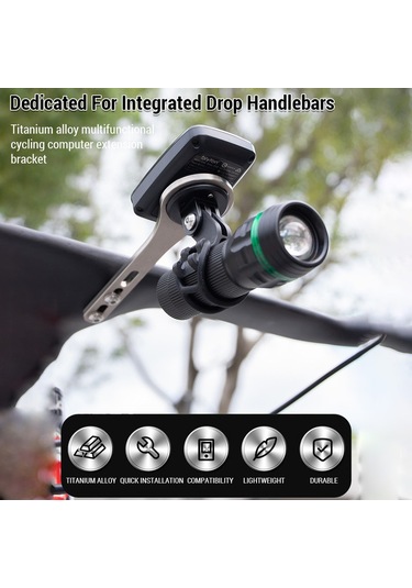 Gub Bisiklet Bilgisayar Uzatma Braketi Çok Fonksiyonlu Gri