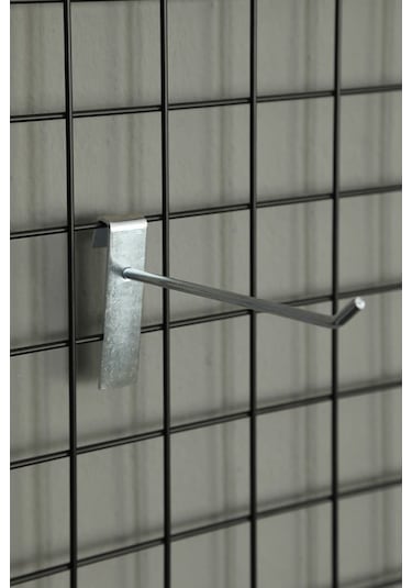 Uzmangrupraf 50 Adet Tel Pano Kancası 20 Cm Kanca - Raf Kancası - Aksesuar