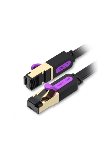 Springsun Ventıon Cat 7 Ethernet Kablosu 10 Gigabit Hızlı Hızlı Düz Ağ Kablosu Rj45 Lan Kablosu Ev İş İçin 1,5 M/4,92 Ft