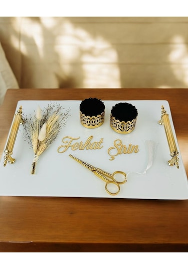 Promise Beyaz Söz Tepsisi Gold Gold