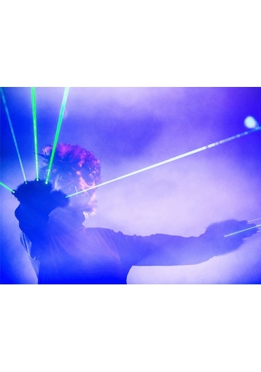 Yeşil Şarjlı Lazer Pointer 1000mw Yakıcı Çok renkli