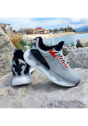 Dunlop 2240 Gri Renk Air Taban Fuspetli Erkek Spor Ayakkabı AYKSAYAK-000520