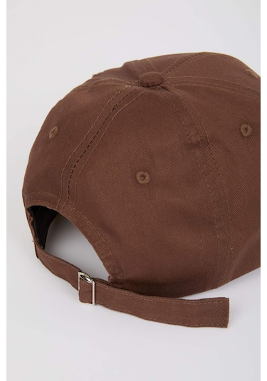 DeFacto Erkek Nakışlı Pamuklu Cap Şapka D7820AX25SMBN285