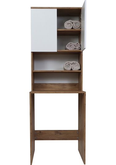 Çamaşır Makinesi Dolabı Beyaz/Atlantik Çam 193X67X62 Cm Beyaz - Atlantik Çam Çamaşır Makinesi Dolabı Beyaz/Atlantik Çam 193X67X62 Cm Beyaz - Atlantik Çam