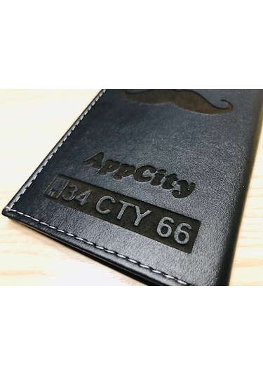 Appcity Aracınıza Özel Isimli Ruhsat Kabı (373151971)