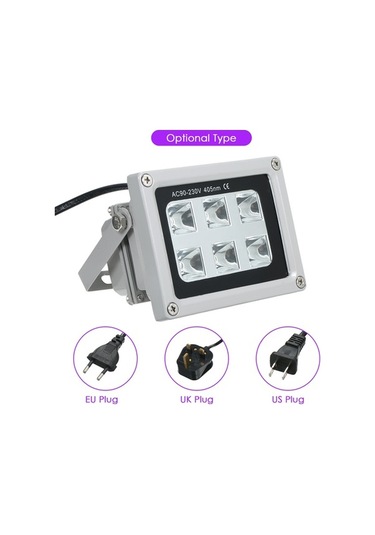 Tongxida Mini Uv Reçine Kürleme Lambası - 6 Led, 405-410nm, Taşınabilir, Güçlü, Alüminyum, Kompakt Diğer