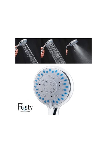 Qianfan 3 Fonksiyonlu Duş Seti - Mafsallı Askılı Spiral Siyah