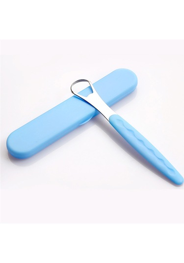 Kyver Dil Temizleme Aparatı Metal Mavi