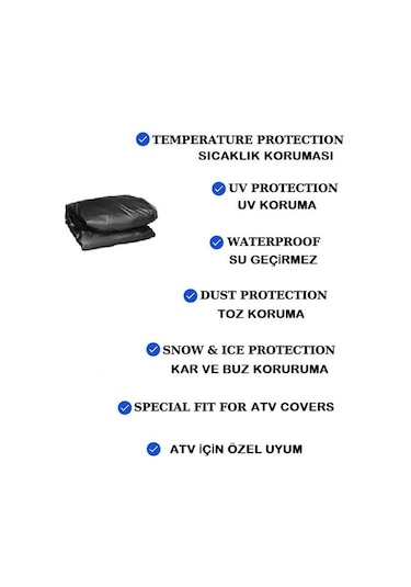 Segway Snarler At6l X 570 Ultra Kalın Premium Atv Brandası Su Geçirmez