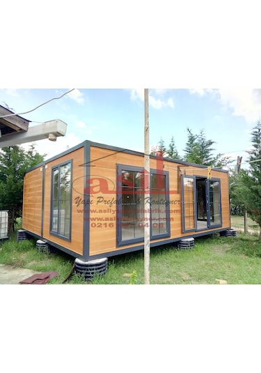 42 M² 2+1 Dış Ahşap Desenli Betopan, İç Betopan Hazır Ev