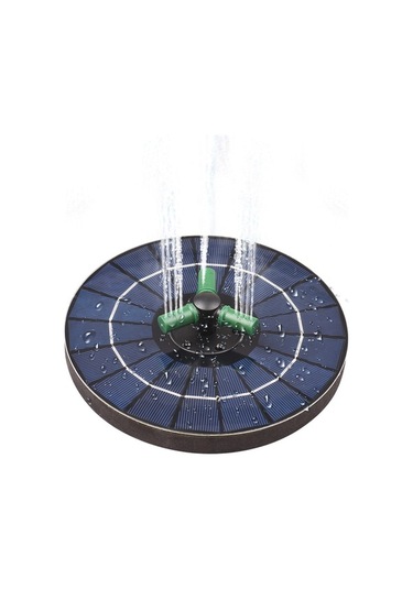 Pazly 360 Derece Dönebilen 4w Renkli Güneş Enerjili Çeşme Pompası Nozullu