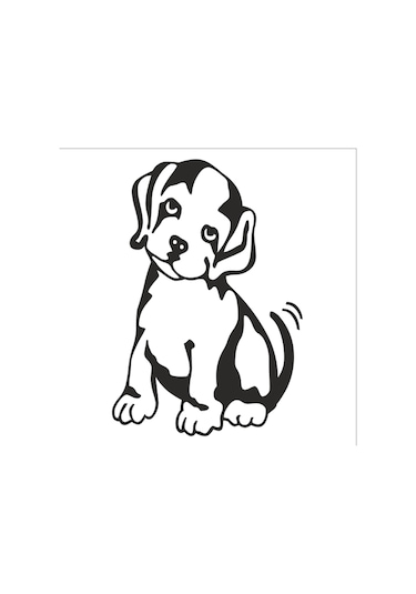 Köpek Folyo Sticker 200cm Uzunluk Karışık Renkli