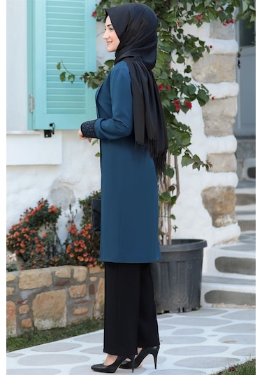 Asya Tesettür Takım Petrol Petrol
