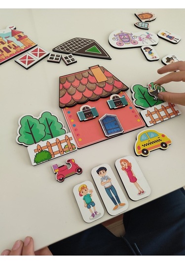 35 Parça Ahşap Hayal Dünyam Puzzle