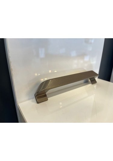 Fold Metal Kulp 128mm Mat Bronz Dolap Kapak Tv Ünite Modern Çekmece Mobilya Komidin Konsol Bronz