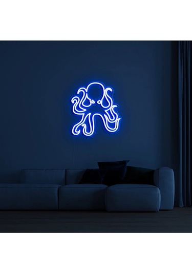 Twins Led Ahtapot Figürlü Neon Tabela Kırmızı Model:model:23703366 Kırmızı