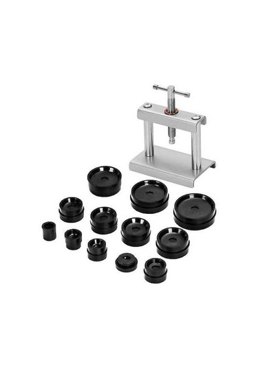 Ebitda Yüksek Kaliteli Metal & Abs Saat Pres Seti - 12 Kalıp 12 Adet Farklı Boyutlar, Dayanıklı Ve Kolay Kullanım